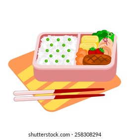 お弁当 イラスト のイラスト素材 画像 ベクター画像 Shutterstock