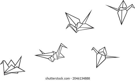 A Japanese Bird Vector Art