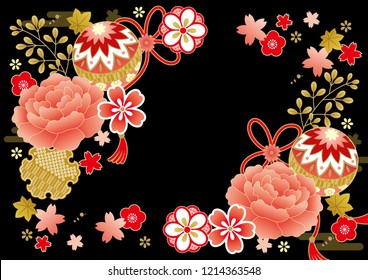 japanese black pattern