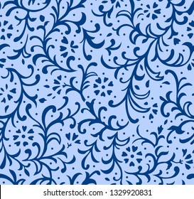 Japanese Blue Ivy Pattern