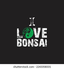 Japanese Bonsai Vector Logo Template. Life logo illustrating a bonsai tree strength. This concept could be used for recycling, environment associations, landscape business