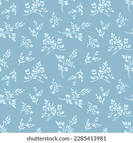 Japanese Bouquet Fall Vector Seamless Pattern