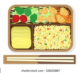 弁当箱 イラスト Images Stock Photos Vectors Shutterstock