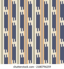 Japanese Brush Stripe Vector Seamless Pattern