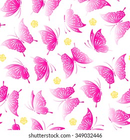 Japanese butterfly pattern
