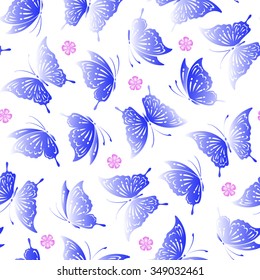 Japanese butterfly pattern