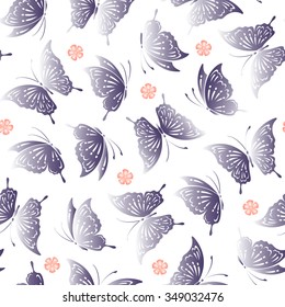 Japanese butterfly pattern