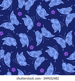 Japanese butterfly pattern