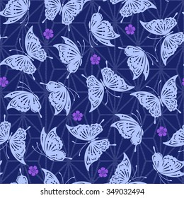 Japanese butterfly pattern