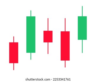 Japanese candle stick pattern chart design. Crypto, stock and forex business investment trading analysis.