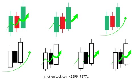 Japanese candlestick patterns used in trading and analyzing financial markets.  
