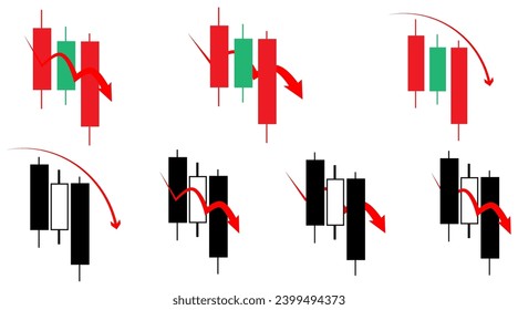 Japanese candlestick patterns used in trading and analyzing financial markets.  