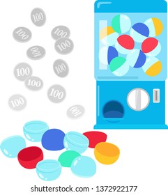 Japanese capsule toy vending machine