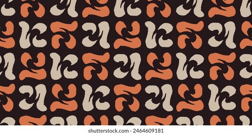 Japanese Characters Seamless Pattern Backgrounds. Vector. 