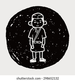 Japanese chef doodle