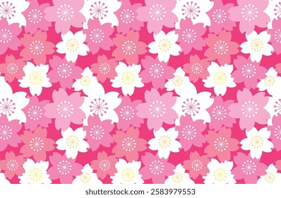 Japanese Cherry Blossom (Sakura) Seamless Pattern 2