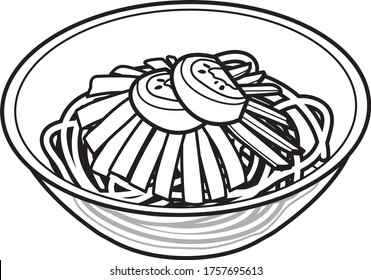 Japanese chilled Chinese noodle lunch box
