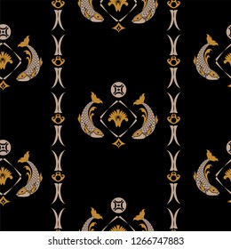 Japanese and Chinese Seamless Pattern