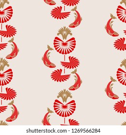 Japanese and Chinese Seamless Pattern
