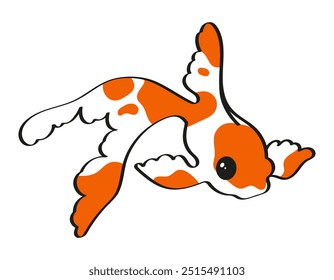 Japonês chinês tradicional goldfish koi carp fish 