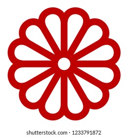 japanese chrysanthemum icon