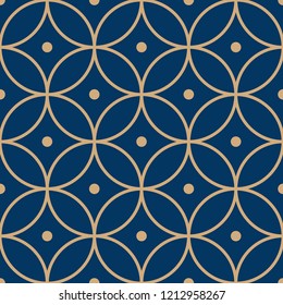 Japanese Circile Flower Pattern