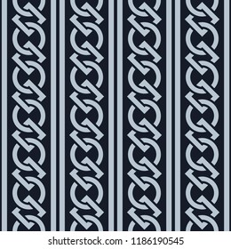 Japanese circle and square chain pattern