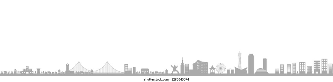 神戸 シルエット Images Stock Photos Vectors Shutterstock