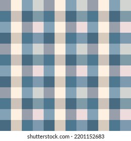 Japanese Classic Checkered Vector Seamless Pattern