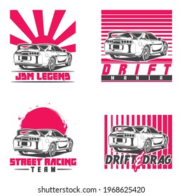 Japanese Classic Jdm Car Logo