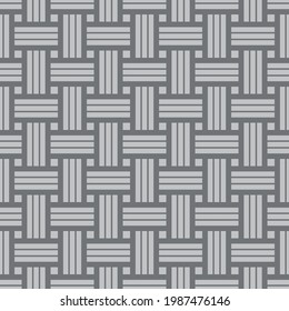 Japanese Classic Weave Vector Seamless Pattern