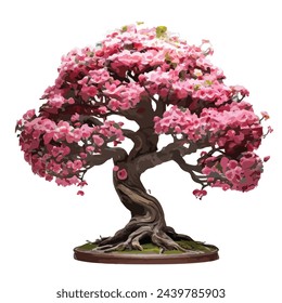 The Japanese colorful bonsai tree, a captivating fusion of artistry and nature, showcases a vibrant palette of hues against the backdrop of its meticulously pruned branches. Its leaves, ranging from d