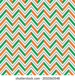 Japanese Colorful Zigazag Line Vector Seamless Pattern