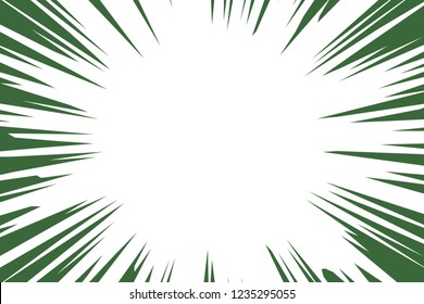 Japanese comic material, effect line, concentration line