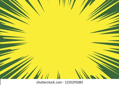 Japanese comic material, effect line, concentration line