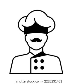 Japanese cook Vector Icon Fully Editable

