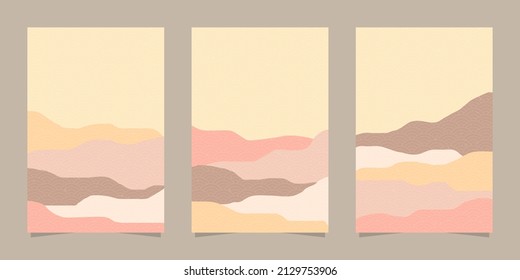 Japanese cover and background pack with wave pattern
