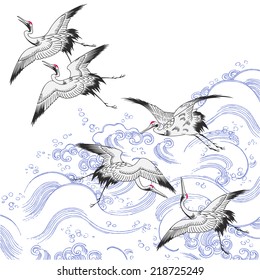 Japanese crane