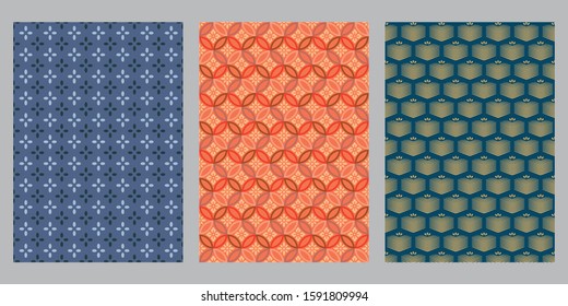 Japanese cross flower, four petal flower, petal box abstract background