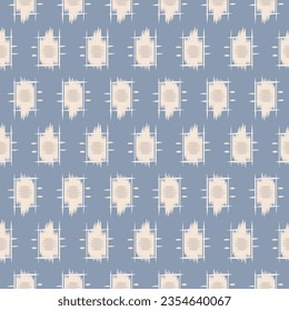 Japanese Cross Shape Motif Vector Seamless Pattern