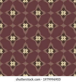Japanese Cross Shape Star Vector Seamless Pattern