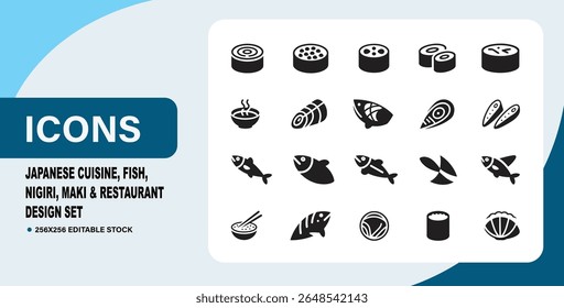 Cozinha Japonesa, Peixe, Nigiri, Maki e Design de Restaurante
