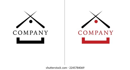 Japanese cuisine restaurant logo concept. Vector logo for restaurant