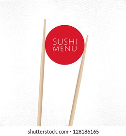 Japanese cuisine restaurant sushi menu cover template