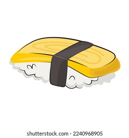 japanese cuisine, set of asian food. for restaurant menus and posters. delivery sites vector flat illustration isolated on white background. sushi rolls onigiri soy sauce set. stock picture