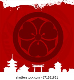 Japanese cultural ornaments. National ornaments of Japan