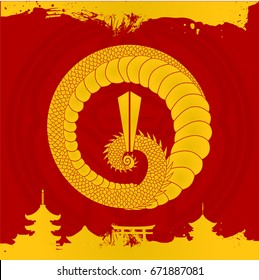 Japanese cultural ornaments. National ornaments of Japan