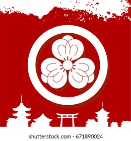 Japanese cultural ornaments. National ornaments of Japan
