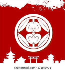 Japanese cultural ornaments. National ornaments of Japan