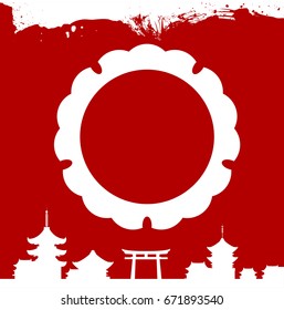 Japanese cultural ornaments. National ornaments of Japan